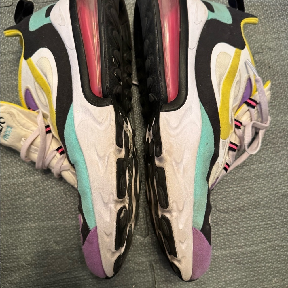 Nike Air Max 270 React Geometric abstract size 8.5 - Picture 8 of 12